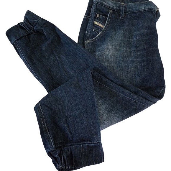 Diesel JOYZE Men's Stretch Tapered Jeans W32 L32 | Button Fly Jogger Denim Pants - Picture 2 of 15